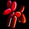 Men's Design By Humans Balloon Animal - Dog (red) By TaliRachelle T-Shirt - 2 of 4