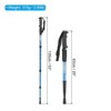 Unique Bargains Collapsible T Handle Hiking Trekking Pole with Mud Basket 21-43 Inch - 2 of 4