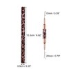 Unique Bargains Double Ended Acrylic Nail Art Brush Gel Polish Nail Art Decorations Pen Tools for Home DIY Manicure Leopard Print - 4 of 4