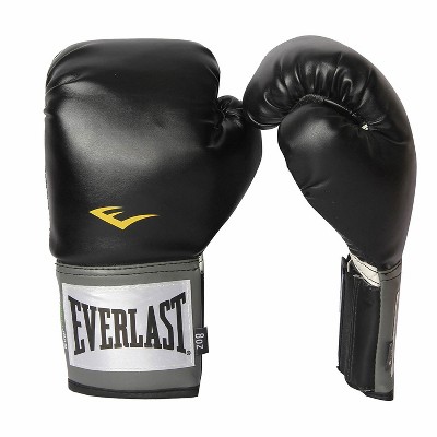 Everlast Pro Style Full Mesh Palm Training Boxing Gloves Size 8 Ounces, Black