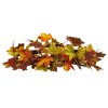 Nearly Natural 7-in Maple Leaf Artificial Arrangement Candelabrum - 2 of 3