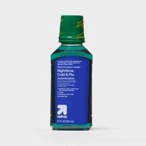 Nighttime Cold & Flu Multi-symptom Relief Liquid - 12 fl oz - up&up™ - 1 of 4