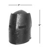 Underwraps Costumes Knight Black Box Adult Costume Helmet - 4 of 4