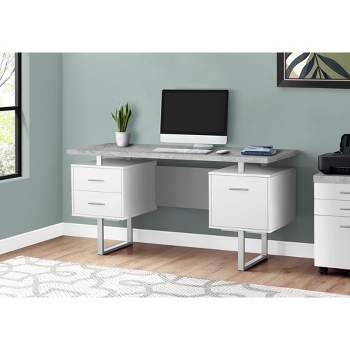 Monarch Specialties Computer Desk, Contemporary Home & Office Desk ...