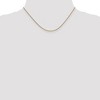 Black Bow Jewelry 1.6mm 14k Yellow Gold Solid Round Cable Chain Necklace - 2 of 4