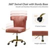 Puvis Upholstered Task Desk Chair Adjustable Swivel Home Office Chair  | Karat Home - 2 of 4