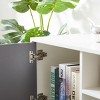 GlasFlength TV Stands and Consoles Fashion TV Stand TV Cabinet Entertainment Center TV Station TV Console for Living Room, Gray, 67.96"*19.79"*6.05" - 4 of 4