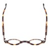 Calabria R314 Unisex Vintage Professor Oval Reading Glasses Incredibly Lightweight and Comfortable 3-PACK VARIETY (Black, Olive, and Red) +1.00 - 2 of 2