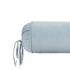 Gracie Mills Ramos Coastal Blue Quilted Bolster Pillow - One Size - Blue - 3 of 3