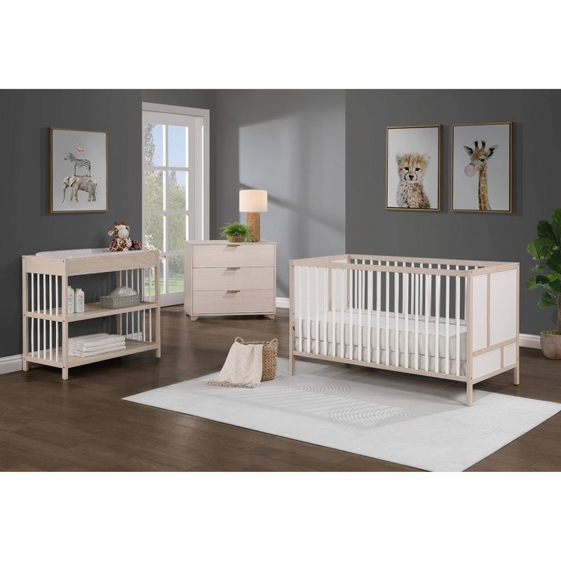 Suite Bebe Pixie Finn 3-in-1 Crib - Washed Natural/White, 2 of 6