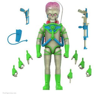 Super7 - Super7 - Mars Attacks - ULTIMATES! Wv2 - Martian (Glow) Action Figure - 1 of 4