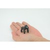 Collectible Wildlife Gifts | Gorilla, Mountain Gorilla, Hand Painted, Educational, Rubber Primate, Realistic Figure, Gift,    1 1/2 "    SF55 B58 - 2 of 4