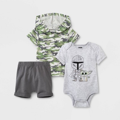 Baby Boys' 3pk Lucasfilm Top and Bottom Set - 6-9M