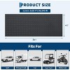 4 x 6 FT Garage Floor Mat, 2.8mm Thickened PVC Rubber Trailer Mat, Non-Slip Floor Protector Mat for Garage, Warehouse, Gyms, Trailer, SUV - 2 of 4