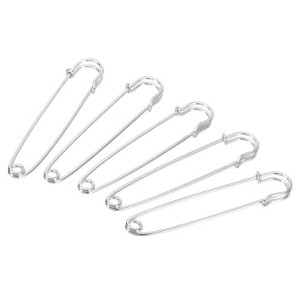 Unique Bargains Large Metal Sturdy Sewing Safety Pins for Blankets 20 Pcs - 1 of 4