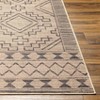 Mark & Day Tekoa 4'x6' Rectangle Washable Woven Indoor Area Rugs Pecan/Dark Gray: Geometric, Stain-Resistant, Bohemian Style - 3 of 4