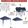 GustoWave 10x10 Ft Pop Up Canopy Tent, Sun Shelter Gazebo for Outdoor Camping - 4 of 4