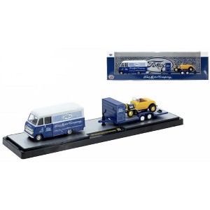 M2 Machines 1948 Ford Parcel Truck & 1932 Ford Roadster Hauler R93
