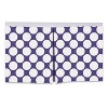 Bacati - Large Dots Crib/Toddler Bed Skirt - Purple - 3 of 4