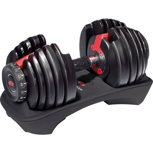 Bowflex SelectTech 1090 Adjustable Dumbbells, Pair, Free 1-Year Jrny Membership, Black