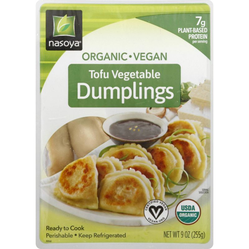 Nasoya Organic Vegan Tofu Vegetable Dumplings - 9oz, 1 of 10
