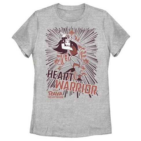 Women's Raya And The Last Dragon Heart Warrior T-shirt - Athletic ...