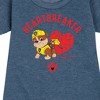 - Paw Patrol - Valentine's Heartbreaker Graphic Short Sleeve Fleece Dress - 2 of 4