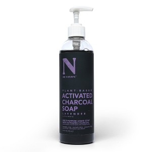 Dr. Natural Activated Charcoal Liquid Soap - Anti Acne and Blemishes - Deep Cleansing Body Wash - Gentle Body Soap for Clear Skin - Lavender - 16 oz - 1 of 4