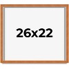 PosterPalooza | Classic Brown Picture Frame - UV Acrylic, Backing Board, Hanging Hardware Included - 2 of 4