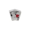 Black Bow Jewelry Sterling Silver and Enameled Blackjack Bead Charm - 2 of 4