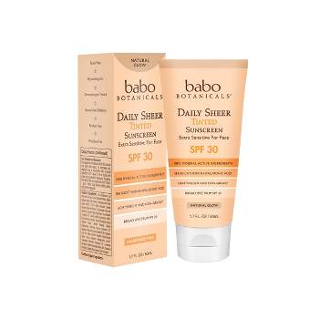 Babo Botanicals Natural Glow Daily Sheer Tinted Sunscreen - SPF 30 - 1.7 fl oz