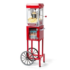 Nostalgia Vintage 2.5-Ounce Popcorn Cart, 45-48 Inches Tall - 1 of 4