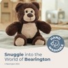 Bearington Lil' Beau Small Chocolate Brown Plush Stuffed Animal Teddy Bear, 7 inches - image 2 of 4