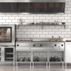 Stainless Steel Shelf, 36"x12" Wall Mounted Commercial Shelving - Heavy Duty Metal Storage Rack for Kitchen, Garage - 4 of 4