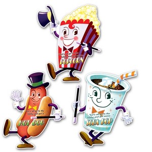 Beistle Movie Night Cutouts, 16"-17", (6/Pkg) Multicolored - 1 of 4