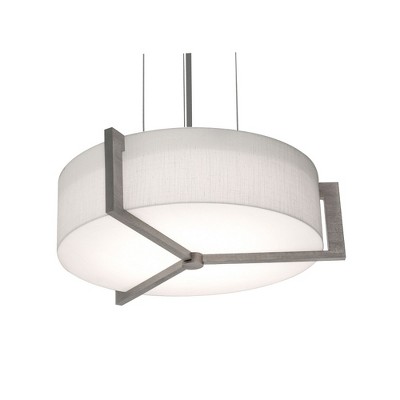 AFX Apex 2 - Light Pendant in  Satin Nickel/Weathered Grey
