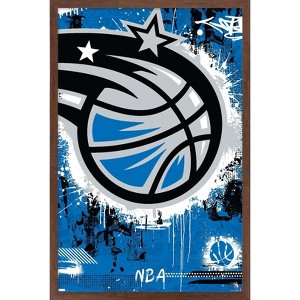 Trends International NBA Orlando Magic - Maximalist Logo 23 Framed Wall Poster Prints - 1 of 4