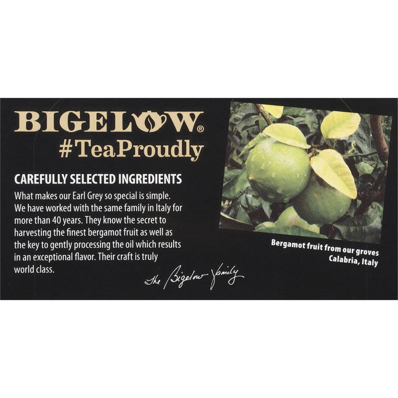 Bigelow Earl Grey Black Tea Bags - 20ct, 6 of 11