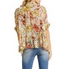 Women's Floral Ruffle Tiered Top - umgee - 2 of 3