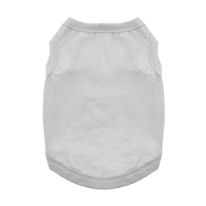 Doggie Design 100% Cotton Dog Tank - Glacier Gray - 1 of 3