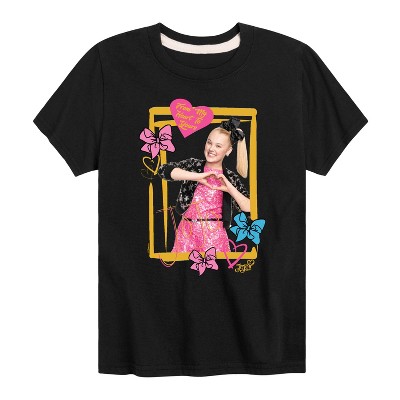 JoJo Siwa Jojo Love Short Sleeve Graphic T-Shirt - Black - 4T