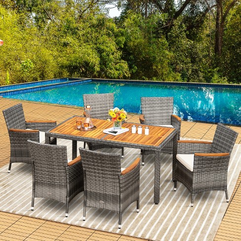 Outdoor rattan chairs target hotsell