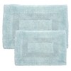 Lavish Home 2-pc Cotton Bath Mat Set - Machine Washable for Bathroom, Kitchen, or Laundry Room - image 2 of 4