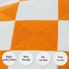 Decorative Throw Pillow Covers Embroidered Checkerboard Pattern Cushion Case Geometric Embroidery Pillowcases for Couch Bedroom - 4 of 4
