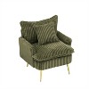 Yinvani 30.31" Single Chair Fashion Sofa, Beige Sofa, Coarse Corduroy Fabric, Suitable For Bedroom - 3 of 4