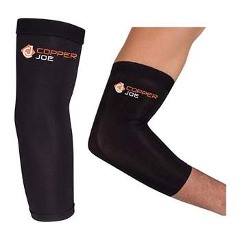 Copper Joe Full Leg Compression Sleeve - Support for Knee, Thigh, Calf,  Arthritis, Running and Basketball. Single Leg Pant - Large