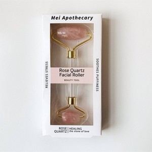 Mei Apothecary Rose Quartz Facial Roller Beauty Tool - 1ct - 1 of 4