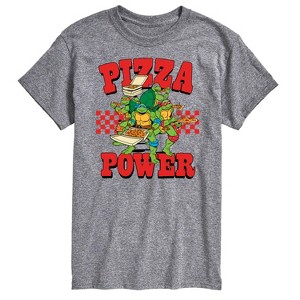 Men's - Teenage Mutant Ninja Turtles - Pizza Power Short Sleeve Graphic T-Shirt - 1 of 4