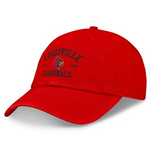 NCAA Louisville Cardinals Griffin Cotton Hat: Adjustable Back Tuck & Slide Closure - 1 of 4