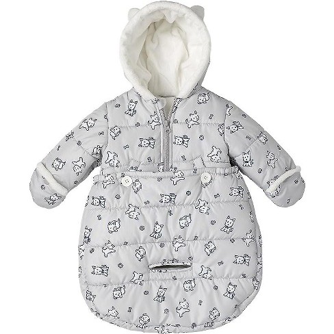 Newborn baby best sale snowsuit boy